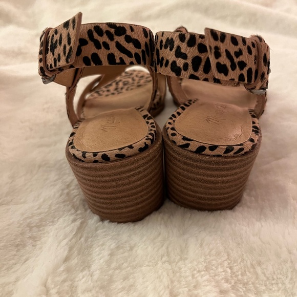 NWB Madewell Leopard Print Sandals - Picture 5 of 7